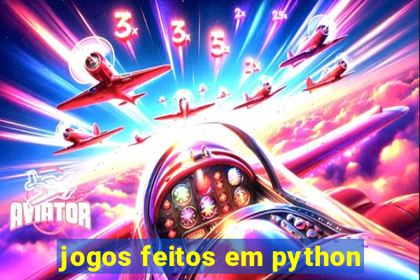 jogos feitos em python